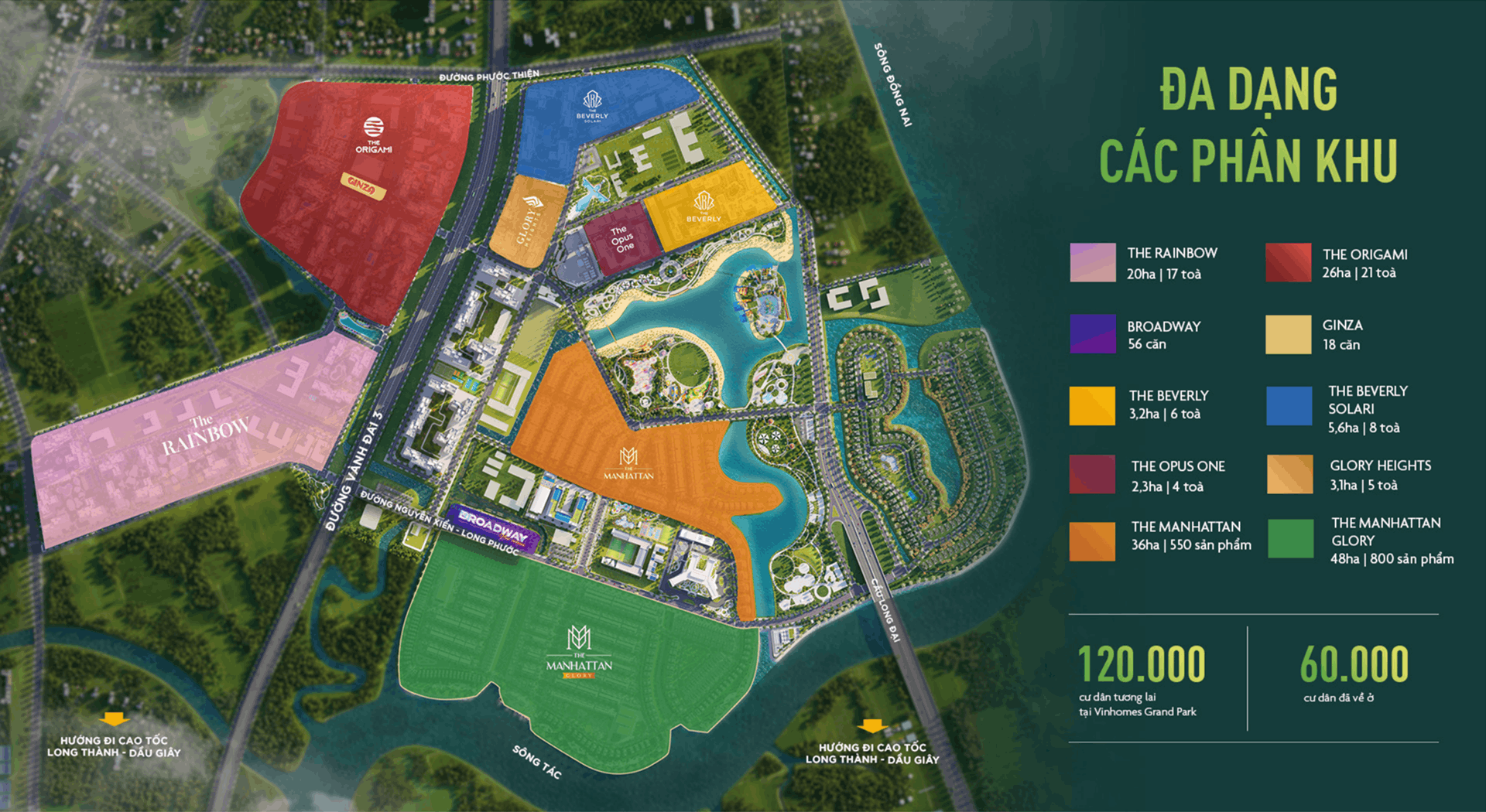 Mặt bằng tiện ích Vinhomes Grand Park